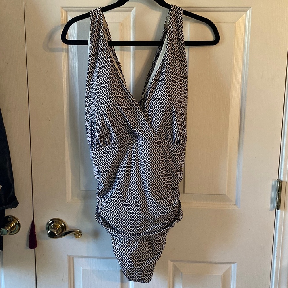 Lands End One Piece Bathing Suit